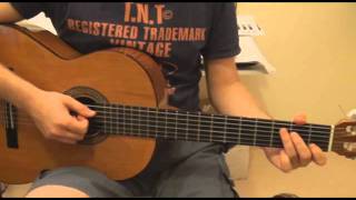 How To Play Rain Over Me  Pitbull ft Marc Anthony On Guitar Tutorial [upl. by Keith]