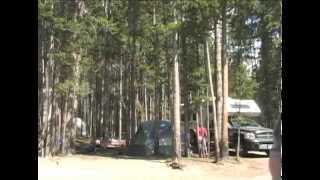 Campgrounds inside Yellowstone National Park [upl. by Aihsemek]