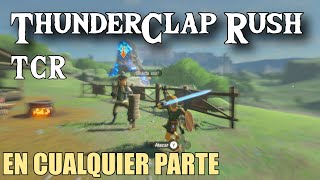 Thunderclap rush en cualquier momento técnica de combate en Zelda BOTW [upl. by Nnayrb]