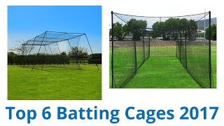 6 Best Batting Cages 2017 [upl. by Easter]