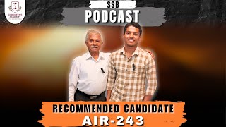 SSB podcast with our recommended candidate ssbrecommendation ndaexam nda [upl. by Sivet21]