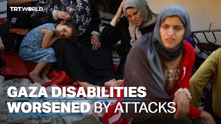 Israels war on Gaza has a big impact on people with disabilities [upl. by Amitak730]