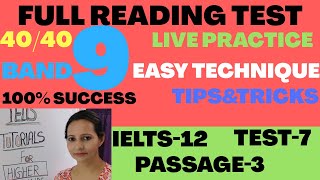 IELTS ACADEMIC READING Passage 3 TEST 7 Music and Emotions [upl. by Kandy]