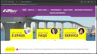 How To Apply EZPass Online Step By Step For USA Toll [upl. by Wildee510]