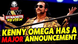 AEW Dynamite 5824 Review  KENNY OMEGA ANNOUNCES ANARCHY IN THE ARENA FOR DOUBLE OR NOTHING [upl. by Ellednahc98]