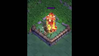 Builder base attack in clash of clan clashofclans clashofclans cocclangamesgamingchannel shorts [upl. by Ecilef]