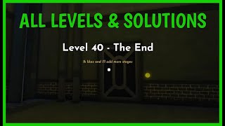 ESCAPE ROOM ACADEMY ALL LEVELS  1  40 Walkthrough Roblox [upl. by Ycnaffit920]