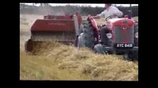 Massey Ferguson 20 Baler at work [upl. by Alonso457]