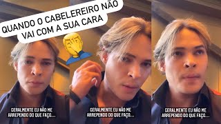 Olha a Cagada Que Fizeram no Cabelo do Thiago Finch 😧 [upl. by Ynelram]