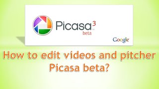 how to use picasa 3 photo and videos editing  picasa 3 [upl. by Esinyt331]