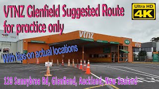 VTNZ Glenfield Suggested Route for Driving Practice [upl. by O'Reilly675]