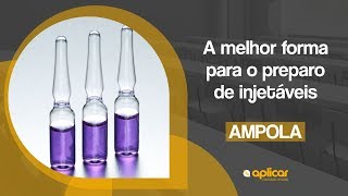 A melhor forma para preparar injetáveis em ampola [upl. by Ferullo]