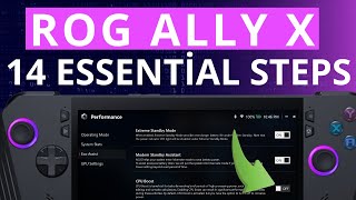 14 ESSENTIAL steps to OPTIMISE your ROG Ally amp Ally X [upl. by Eehtomit496]