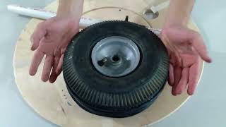 Heres How to Inflate a Tubeless 10 Inch Pneumatic Tire Simple and Easy  Wild Kinetics [upl. by Bank3]