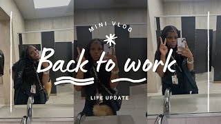 BACK TO WORK AFTER BABY 4  LIFE UPDATE amp MORE 🥺🫶🏾 [upl. by Caton]