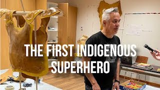 “The First Indigenous Superhero” CreeMétis artist creates traditional armour in new art exhibit [upl. by Erina651]