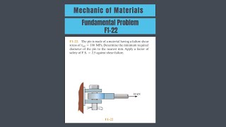 EasyMethod F122 Determine the minimum required diameter of the pin to the nearest mm [upl. by Quinlan]