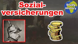 Sozialversicherungen im Kaiserreich I Begründung des Sozialstaats und Innenpolitik Bismarcks einfach [upl. by Best]