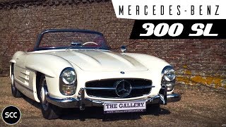 MERCEDES 300 SL  300SL ROADSTER 1957  Modest test drive  MercedesBenz engine sound  SCC TV [upl. by Atiekahs72]