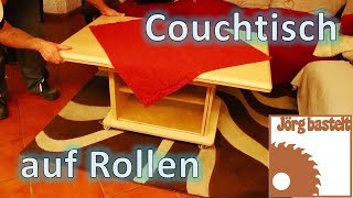 So machst Du Deinen Couchtisch mobil  Der Couchtisch auf Rollen [upl. by Yesnek]