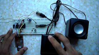 Wave audio player using PIC18F4550 microcontroller and SD card [upl. by Hudson]