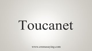 How To Say Toucanet [upl. by Baalbeer]