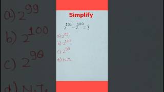 Simplification shorts trick।। simplify।। mathsshorts ytshorts trending [upl. by Yerrok]