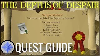 The Depths of Despair Quest Guide OSRS Quick Quest Guide [upl. by Auric]