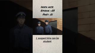 Death Note Episode 03 part1 Hindi dubbed deathnotehindi anime netflixanime japaneseanime [upl. by Nnyl]