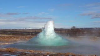 Geysir Explosion Super Slow Motion [upl. by Ardnua140]