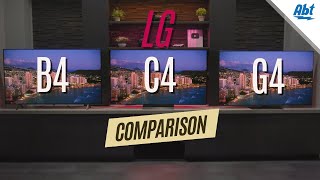 2024 LG OLED Comparison B4 vs C4 vs G4 [upl. by Nitsyrc378]