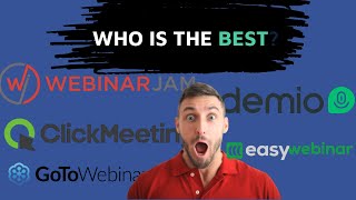 ✅Best Webinar Software Platforms 💯  Webinarjam Demio GoToWebinar Clickmeeting Compared [upl. by Neelac832]