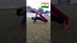 Wait for up boy 🇧🇮 vs 🇮🇳 fitness short video gymexercises motivational [upl. by Theresita109]