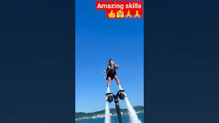 What a skillful girl she is friends 👍🤗🙏❤ summer automobile diving extremesportssurfing lyrics [upl. by Letizia]