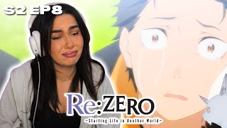 The Value of Life 😭  ReZERO Season 2 Episode 8 REACTION [upl. by Lleda554]