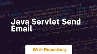 java servlet send email [upl. by Acined]