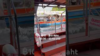 Fastest Way Around Bangkok  CanalBoat WaterTaxi [upl. by Ehcropal]