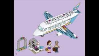 LEGO Friends 41100  Heartlake Private Jet  Building Instructions [upl. by Madonia]