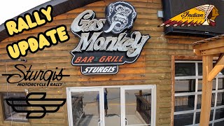 Update Sturgis Rally Sturgis Indian Dealer  Gas Monkey Garage  Flat Pizza [upl. by Lavena]