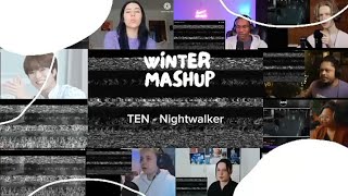 TEN  Nightwalker MV  Reaction Mashup [upl. by Solegnave]