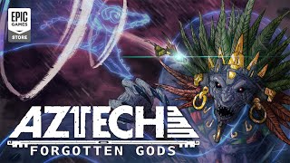 Aztech Forgotten Gods  Launch Trailer  Epic Games Store [upl. by Anivid629]