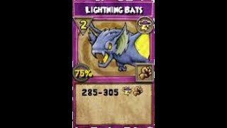 Lightning Bats Spell Animation wizard101 animation gaming spells [upl. by Einram]