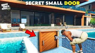 Franklin Found SECRET BUNKER Near Franklins Swimming POOL in GTA 5 [upl. by Thorman77]