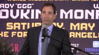 GGG Gennady Golovkin vs Willie Monroe Jr  LA PRESS CONFERENCE [upl. by Pate]