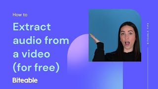 How to extract audio from a video for free [upl. by Ylen339]