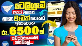 සම්පුර්ණයෙන් නොමිලේ රු5000  How To Earn Money Free  Bnb Minner Free  Online Money  E Money 2024 [upl. by Meda]