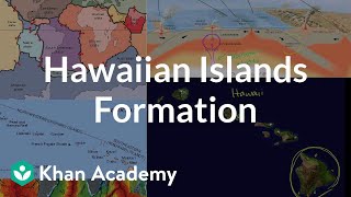 Hawaiian islands formation  Cosmology amp Astronomy  Khan Academy [upl. by Follansbee]