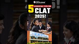 5 Crucial Tips for CLAT 2025 Aspirants – Only 4 Months Left CLAT2025 [upl. by Kaleb]