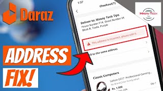 Daraz Address Problem Fix ✅ ✅ ✅  This address is incorrect please edit it [upl. by Ronoel]