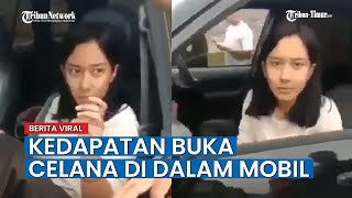 Seorang Wanita Didapati Warga Tanjung Priok Buka Celana di Dalam Mobil [upl. by Oicinoid]